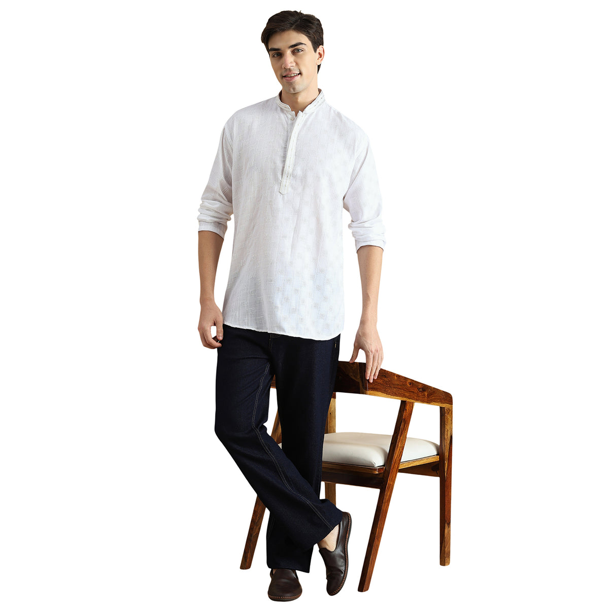 Zaid Silk Short Kurta