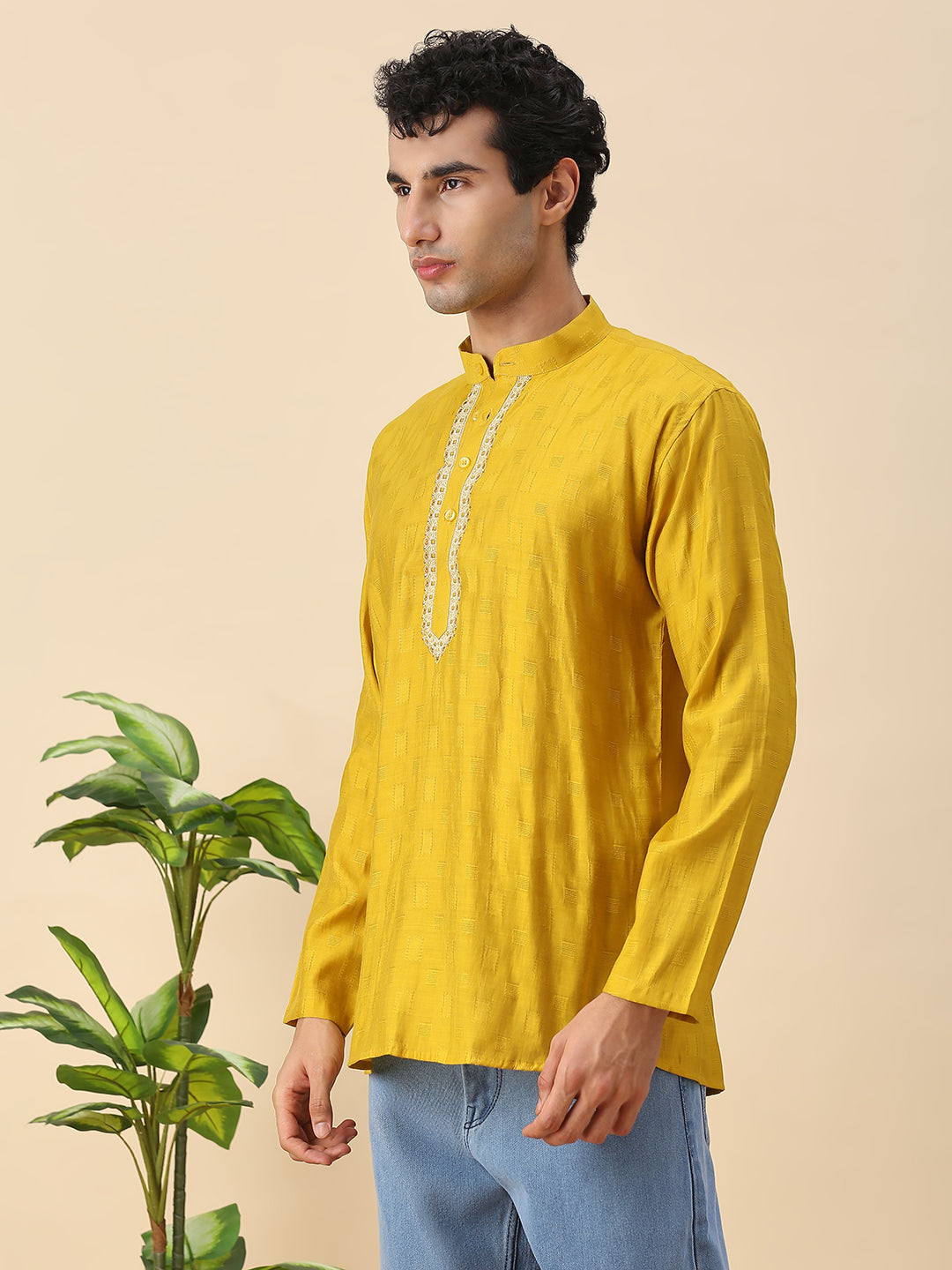 Rudran Silk Short Kurta