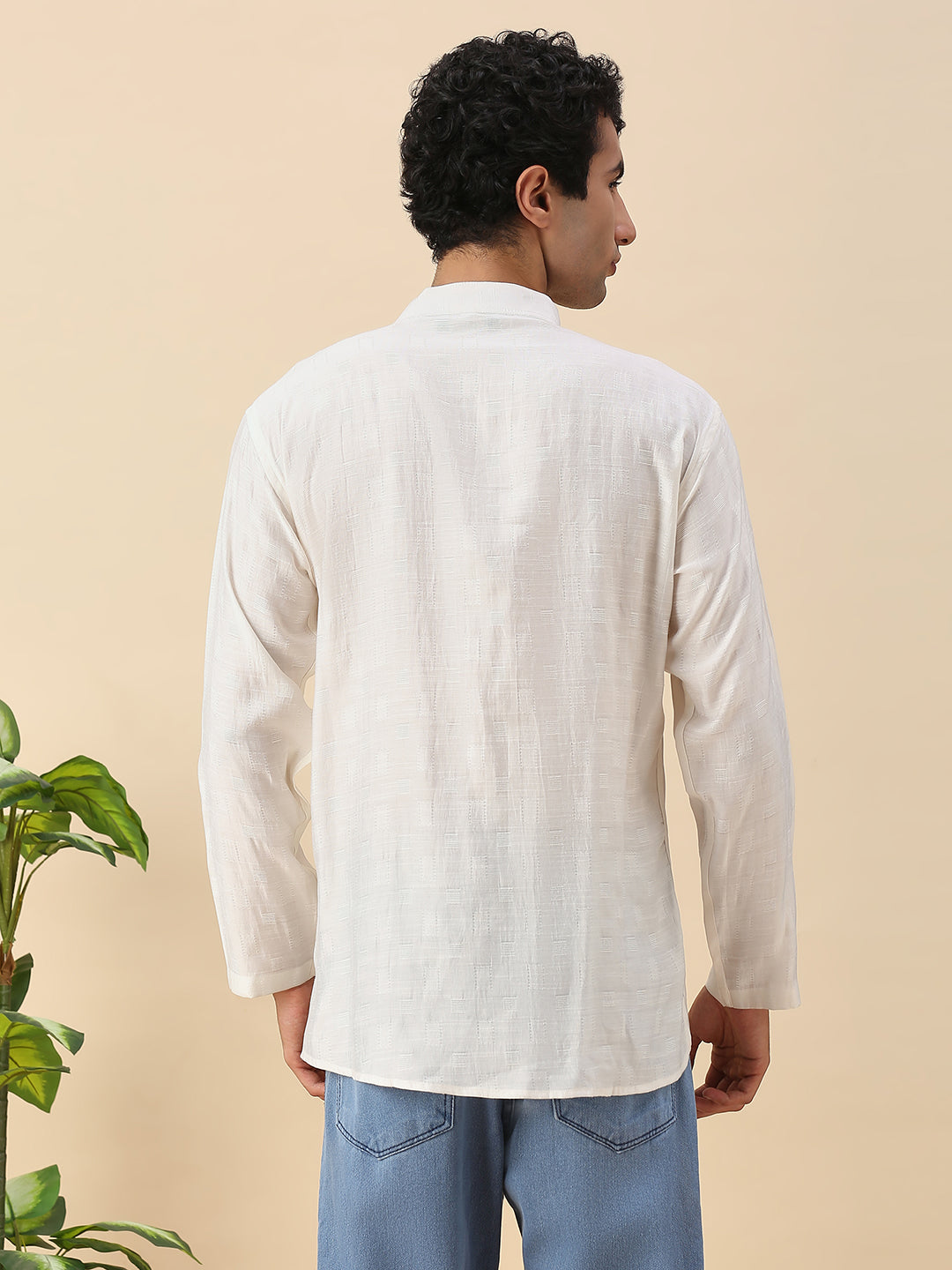 Rudran Silk Short Kurta