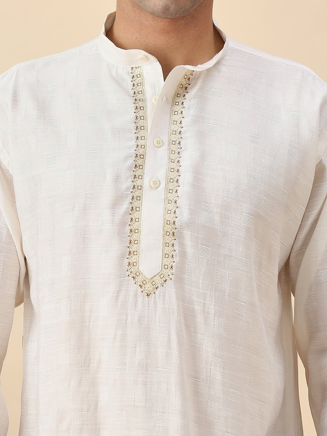 Rudran Silk Short Kurta
