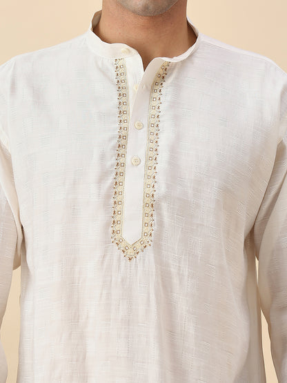 Rudran Silk Short Kurta