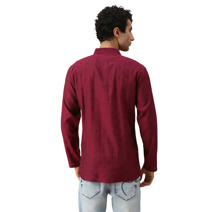 Rudran Silk Short Kurta