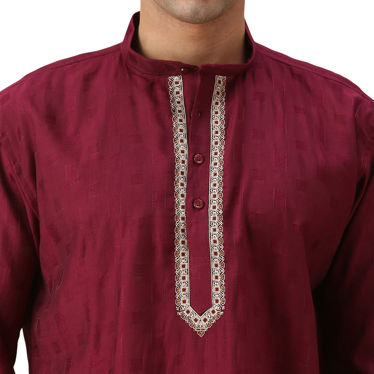 Rudran Silk Short Kurta