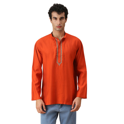 Viraj Silk Short Kurta