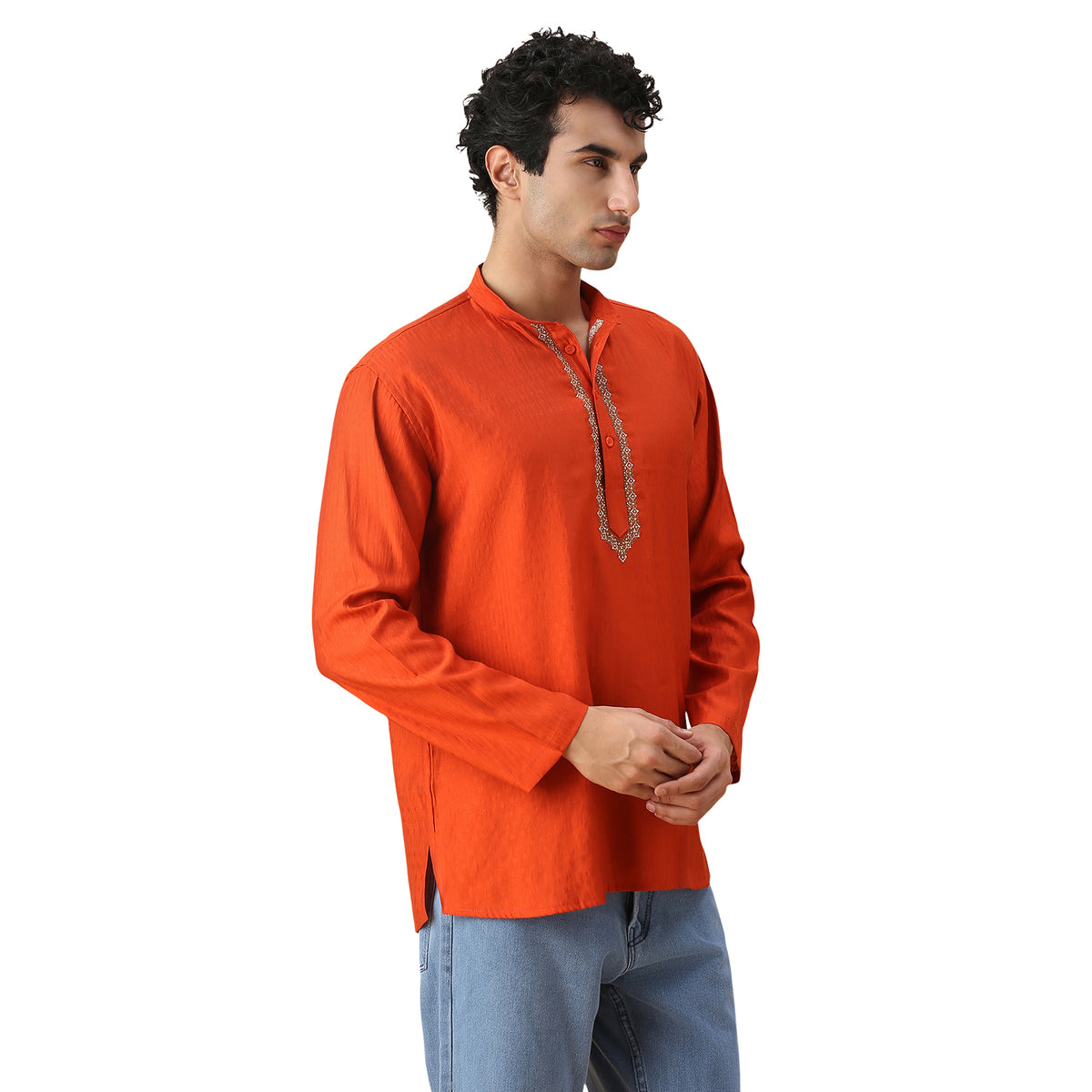 Viraj Silk Short Kurta