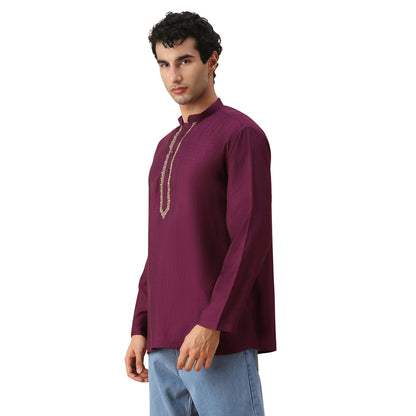 Viraj Silk Short Kurta