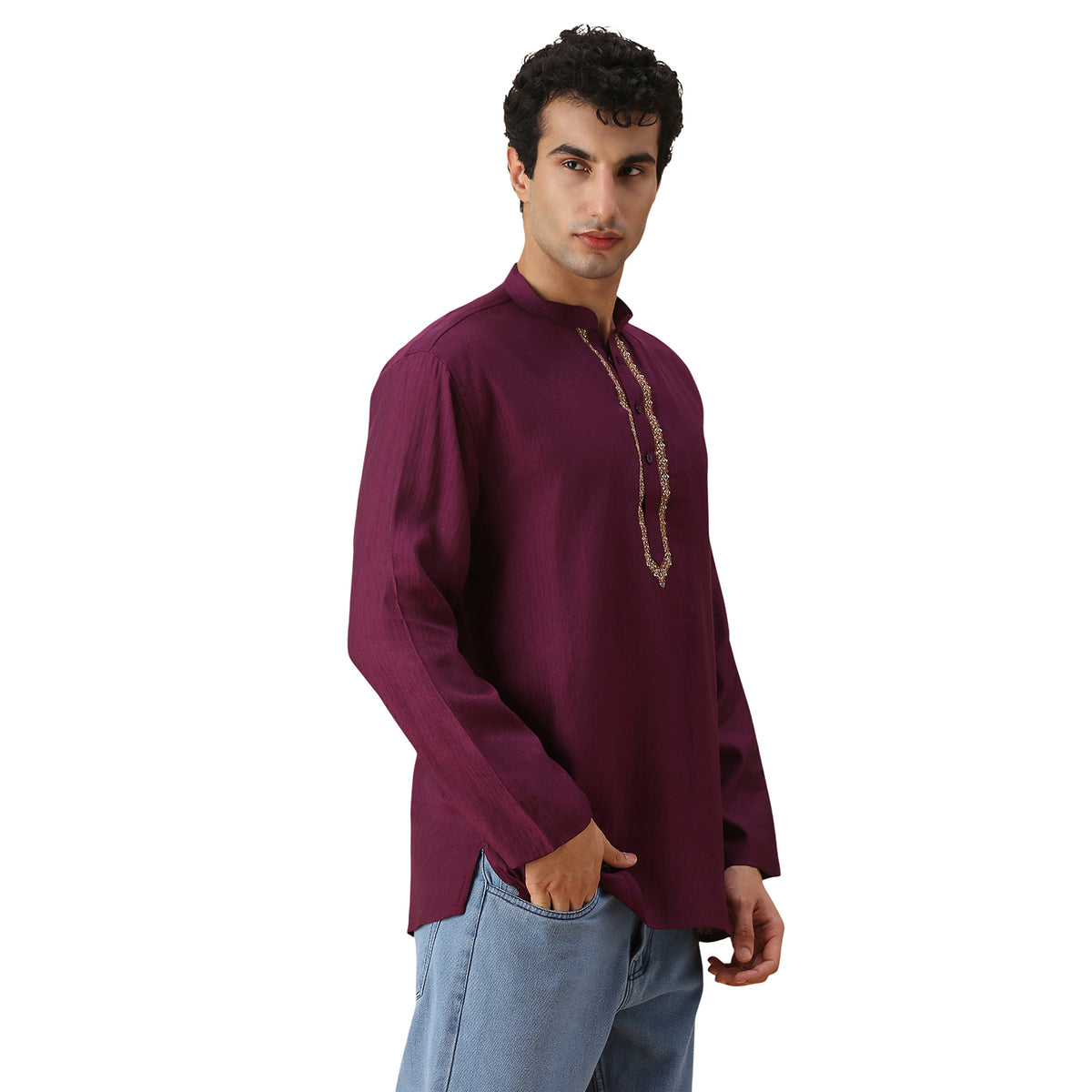 Viraj Silk Short Kurta