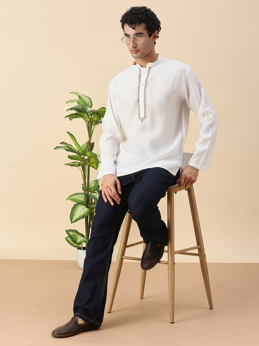 Viraj Silk Short Kurta