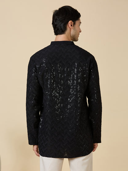Saarth Chikankari Short Kurta