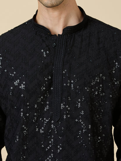 Saarth Chikankari Short Kurta