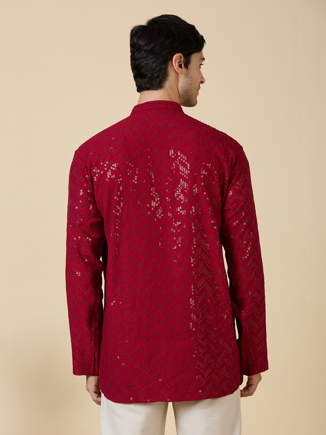 Saarth Chikankari Short Kurta