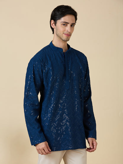 Saarth Chikankari Short Kurta