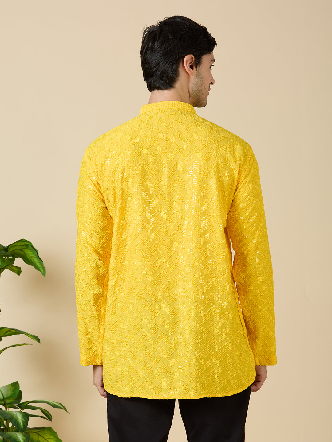 Saarth Chikankari Short Kurta