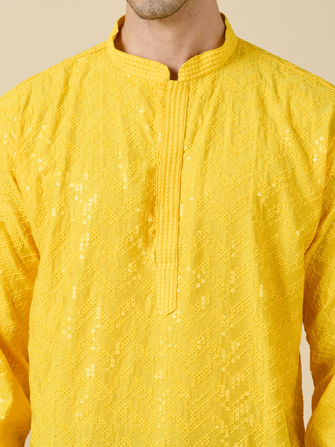 Saarth Chikankari Short Kurta