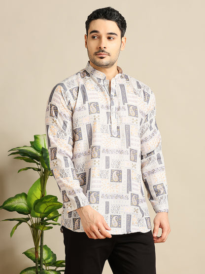 Cotton Printed Short Kurti