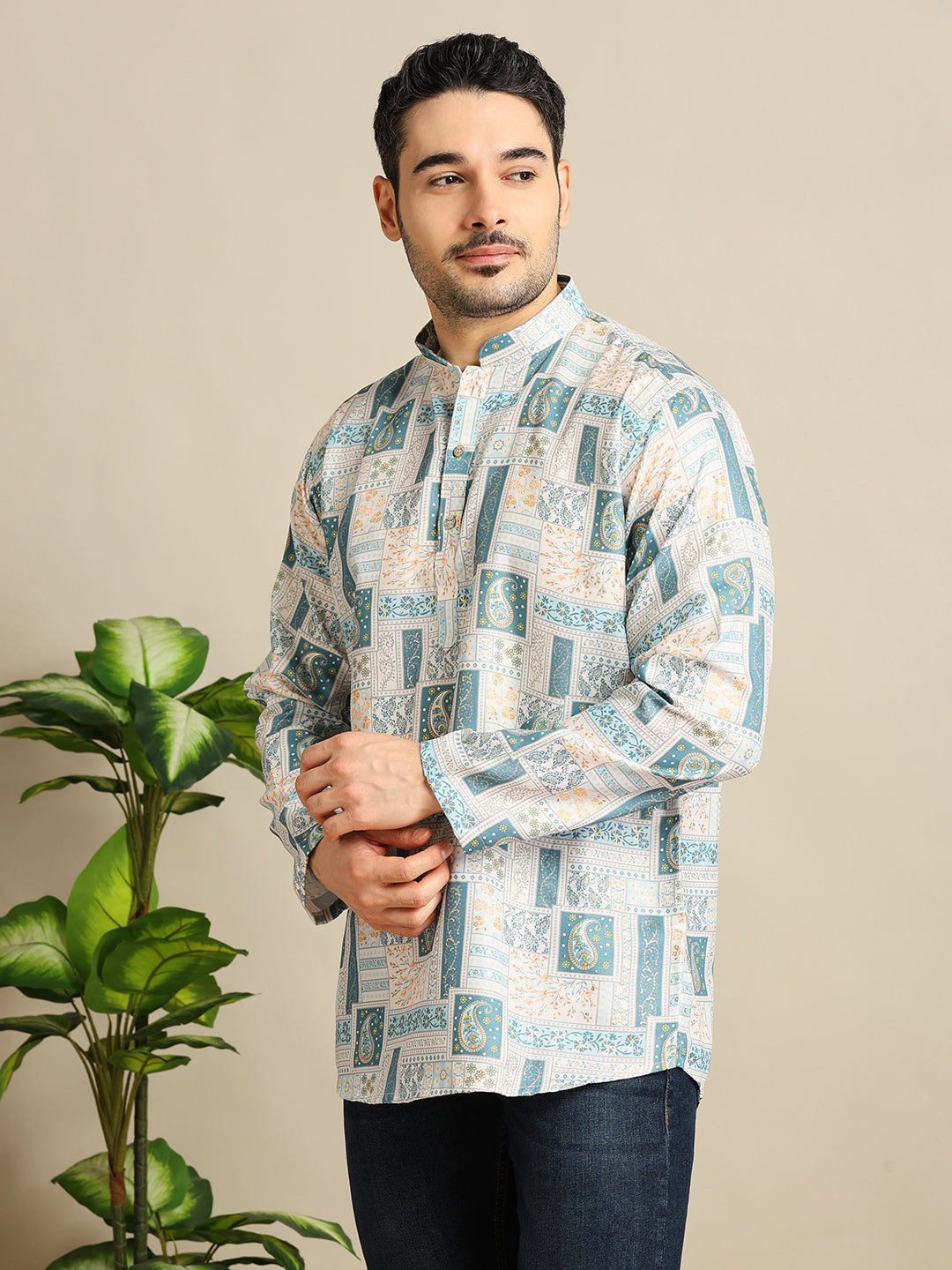 Cotton Printed Short Kurti