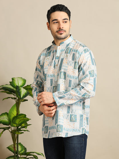 Cotton Printed Short Kurti