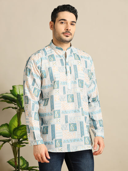 Cotton Printed Short Kurti