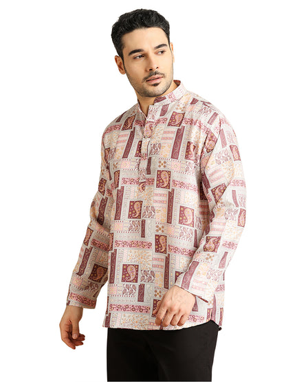 Cotton Printed Short Kurti