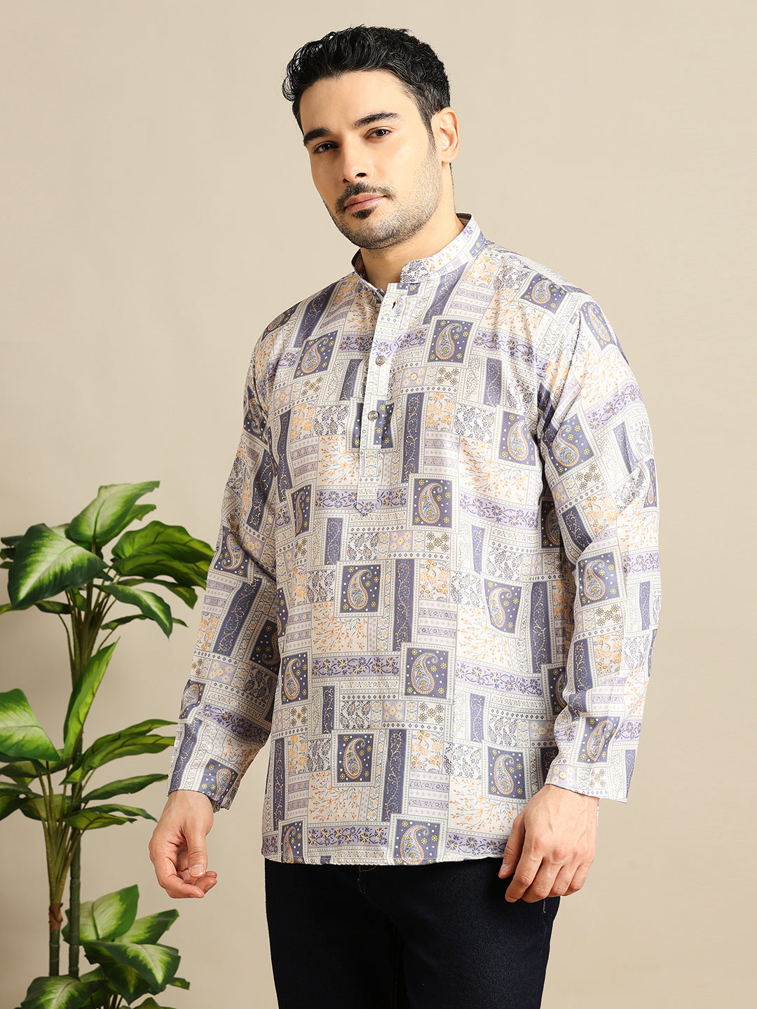 Cotton Printed Short Kurti