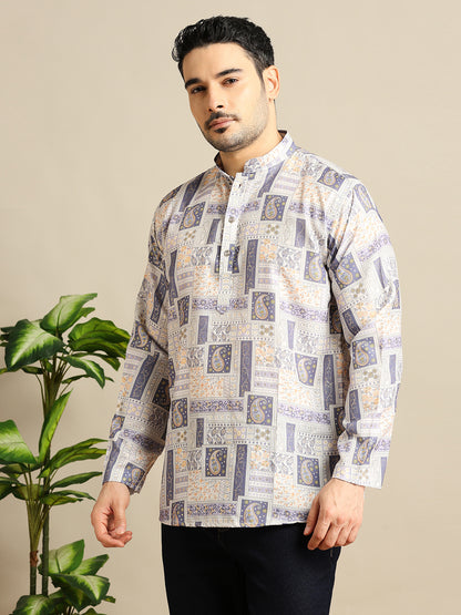 Cotton Printed Short Kurti