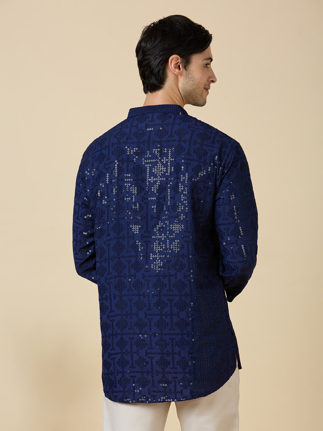 Vrij Chikankari Short Kurta