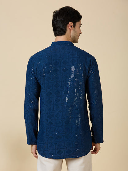Vrij Chikankari Short Kurta