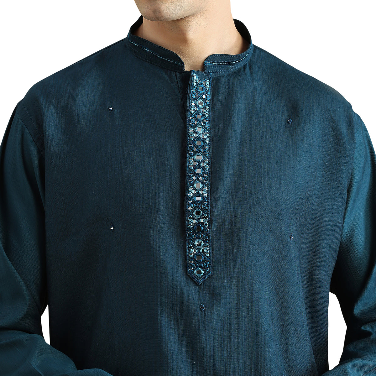 Roman Silk Resham Kurta