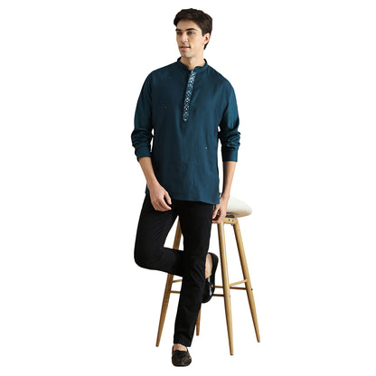 Roman Silk Resham Kurta
