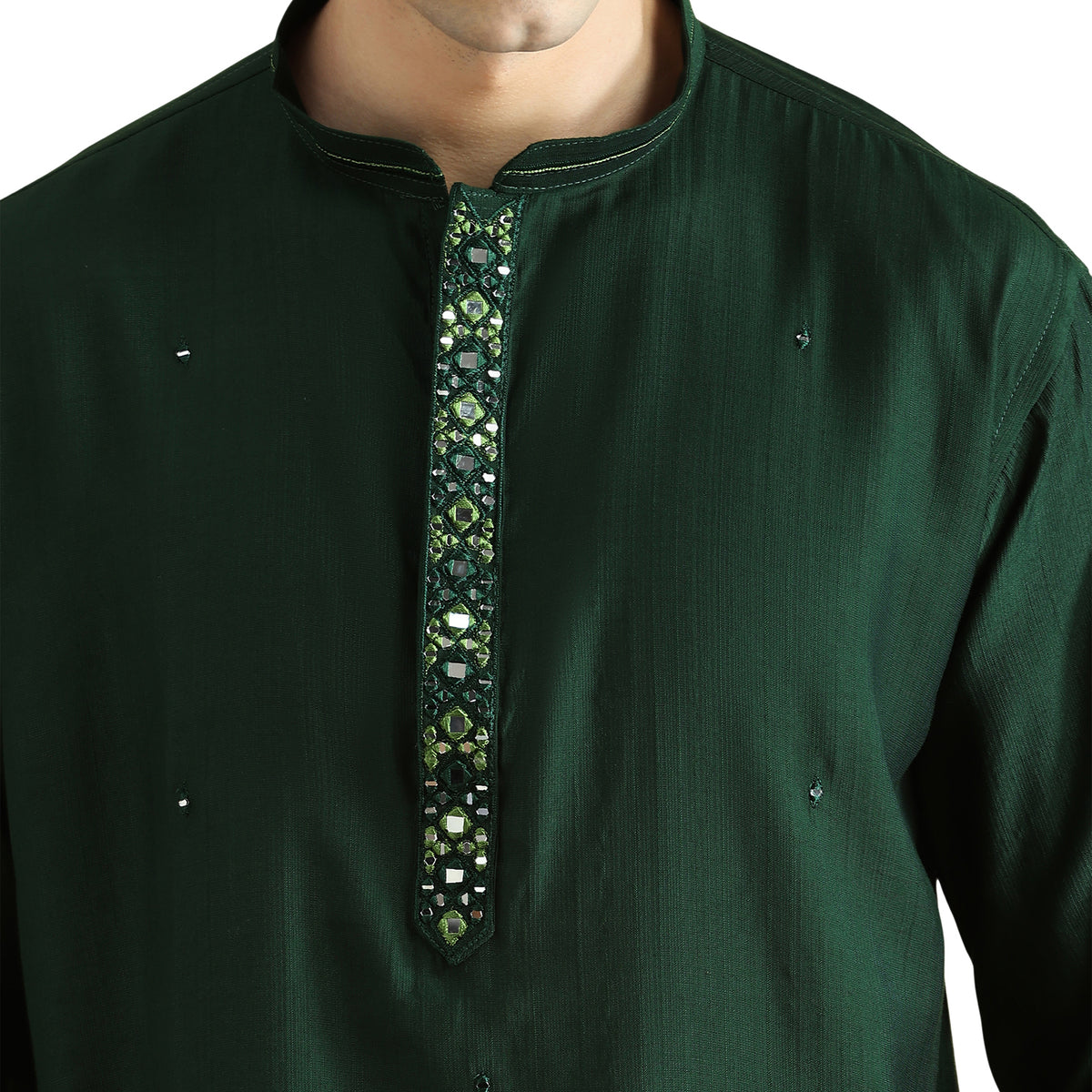 Roman Silk Resham Kurta