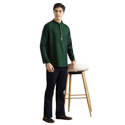 Roman Silk Resham Kurta