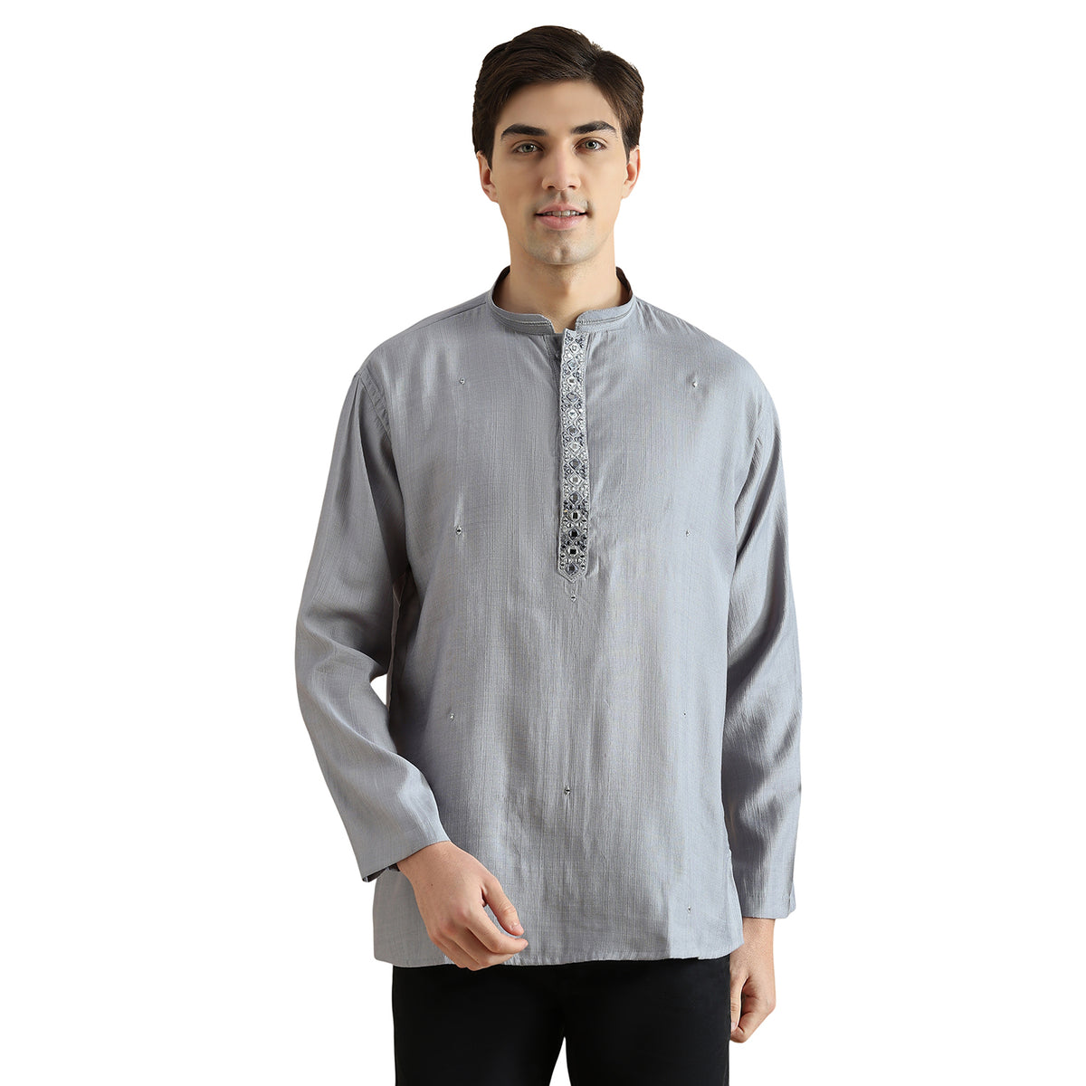 Roman Silk Resham Kurta