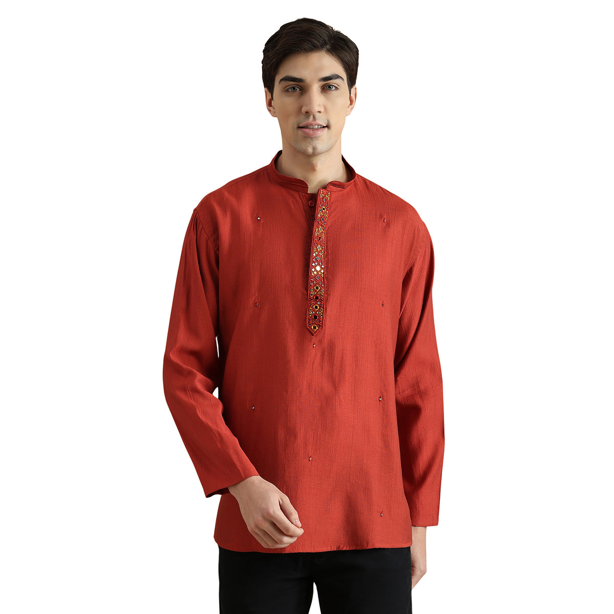 Roman Silk Resham Kurta