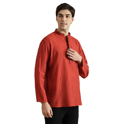 Roman Silk Resham Kurta