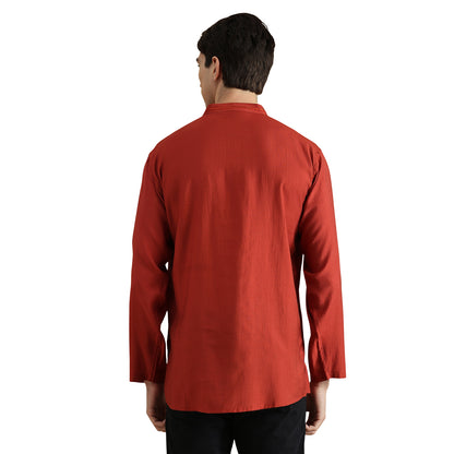 Roman Silk Resham Kurta