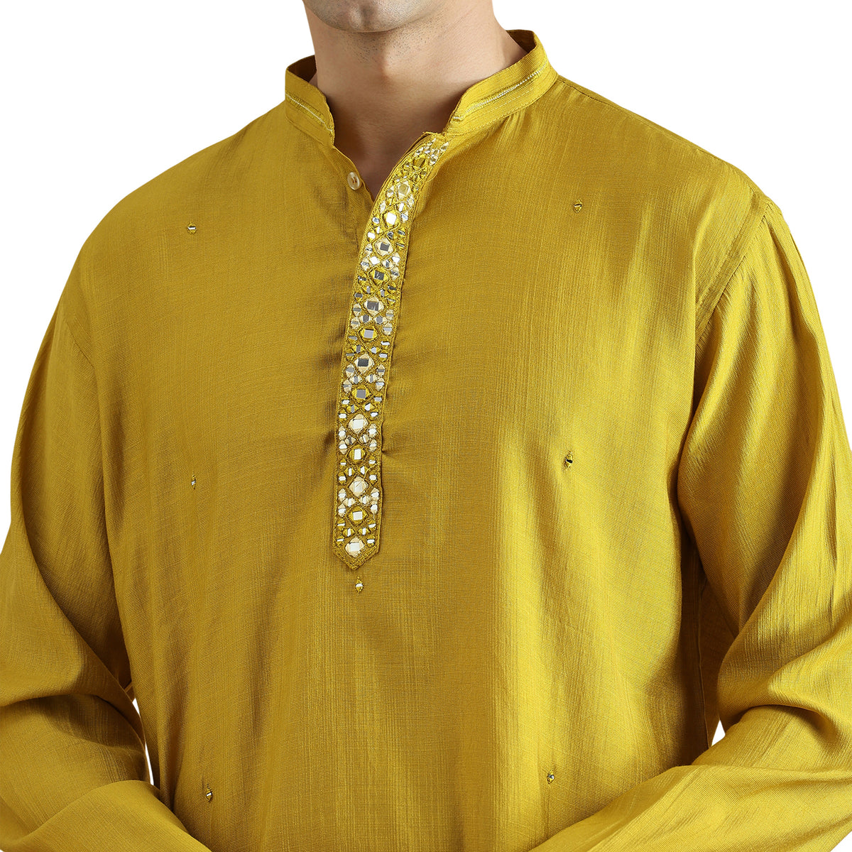 Roman Silk Resham Kurta
