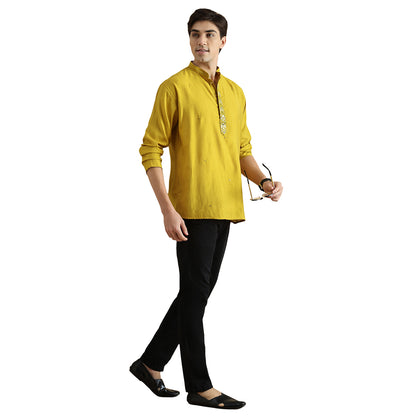 Roman Silk Resham Kurta