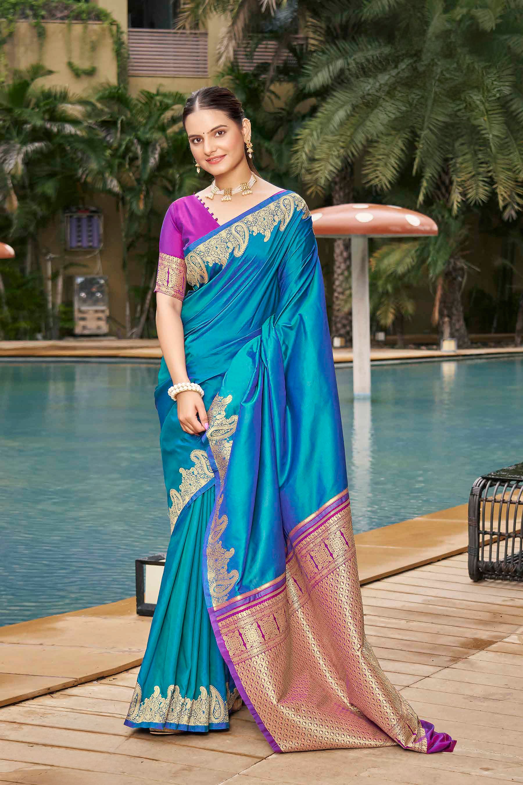 Nitya Weaving Silk Saree - Roop Darshan