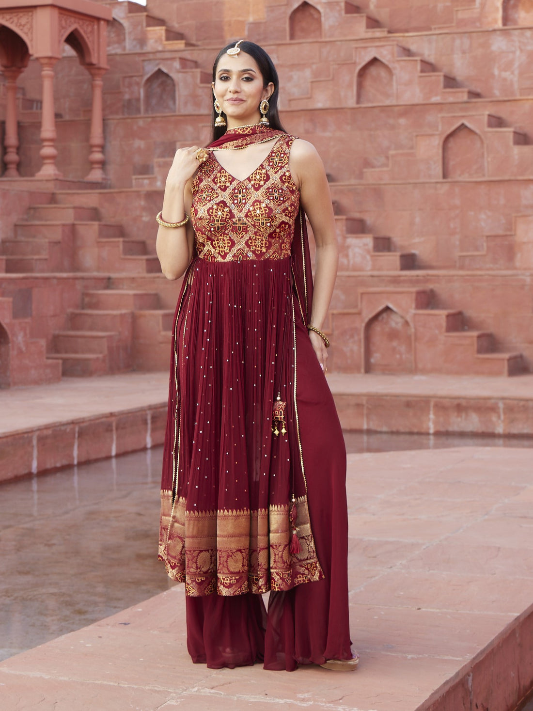 Aadhira Palazzo Suit - Roop Darshan