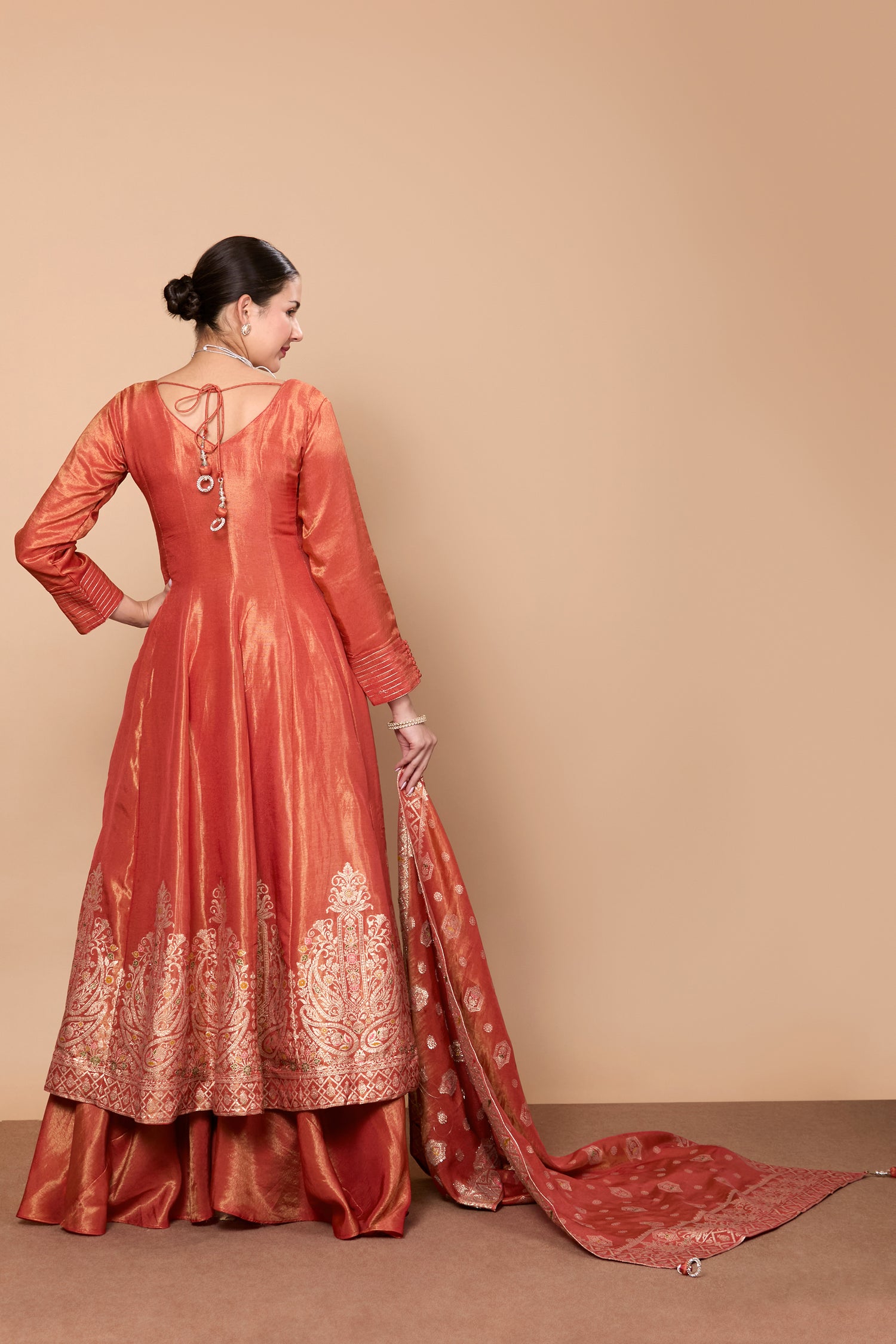 Falguni Flair Palazzo Suit - Roop Darshan