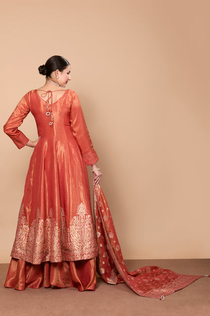 Falguni Flair Palazzo Suit - Roop Darshan