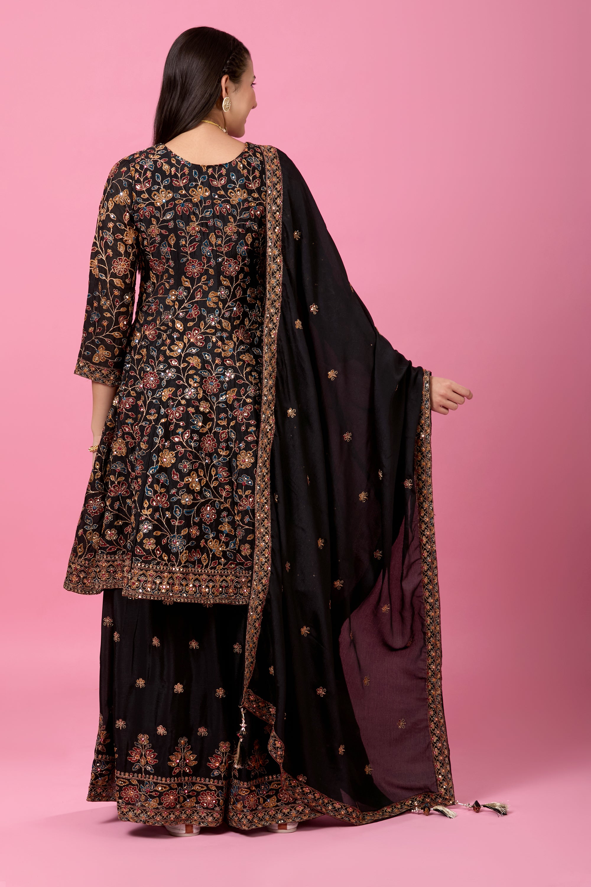 Anjali Plazzo Suit - Roop Darshan