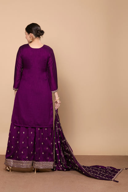 Rajeshri Palazzo Suit - Roop Darshan