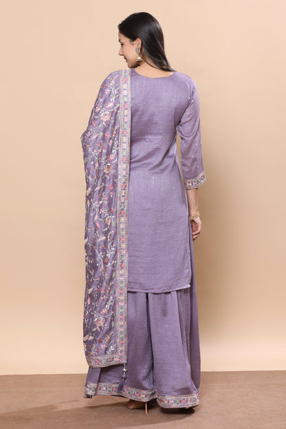 Deepali Palazzo Suit - Roop Darshan