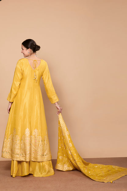 Falguni Flair Palazzo Suit - Roop Darshan