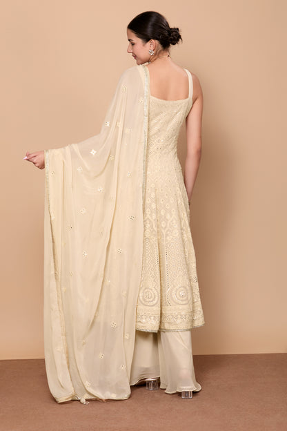 Falak Flair Plazzo Suit - Roop Darshan