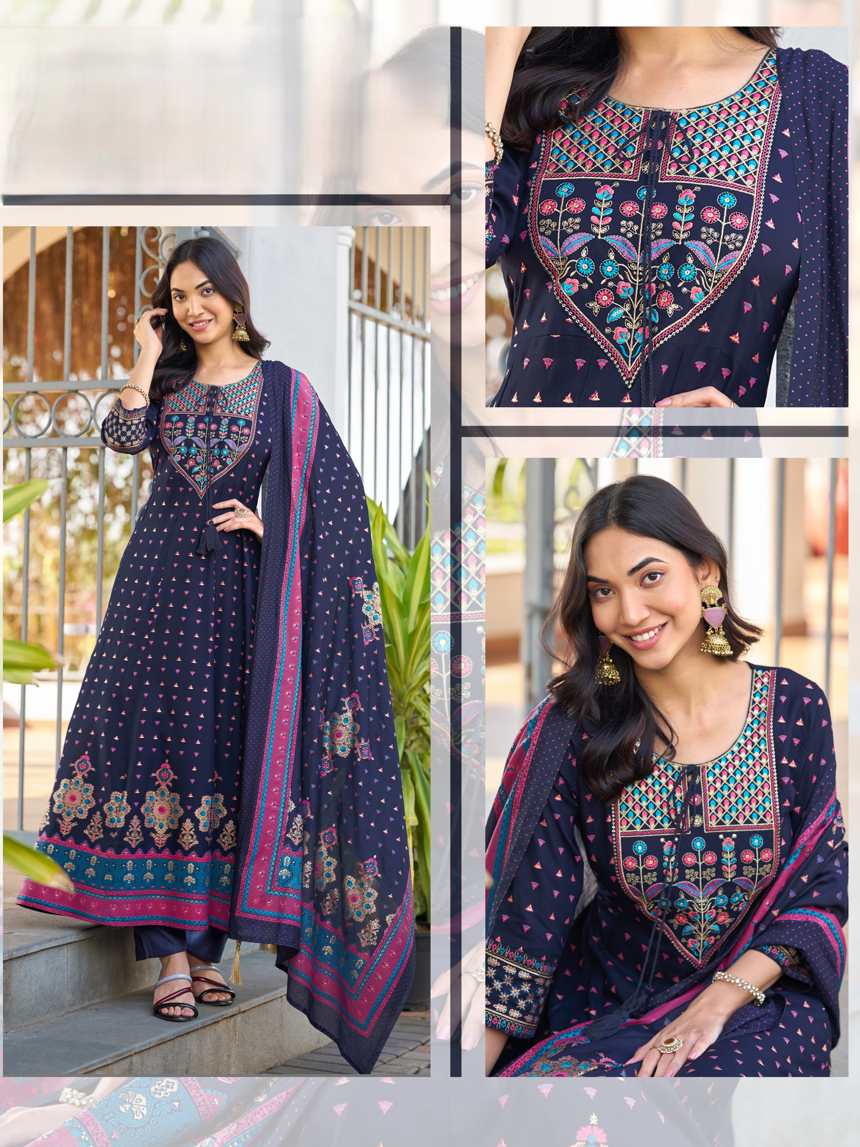 Mahira Flair Suit - Roop Darshan