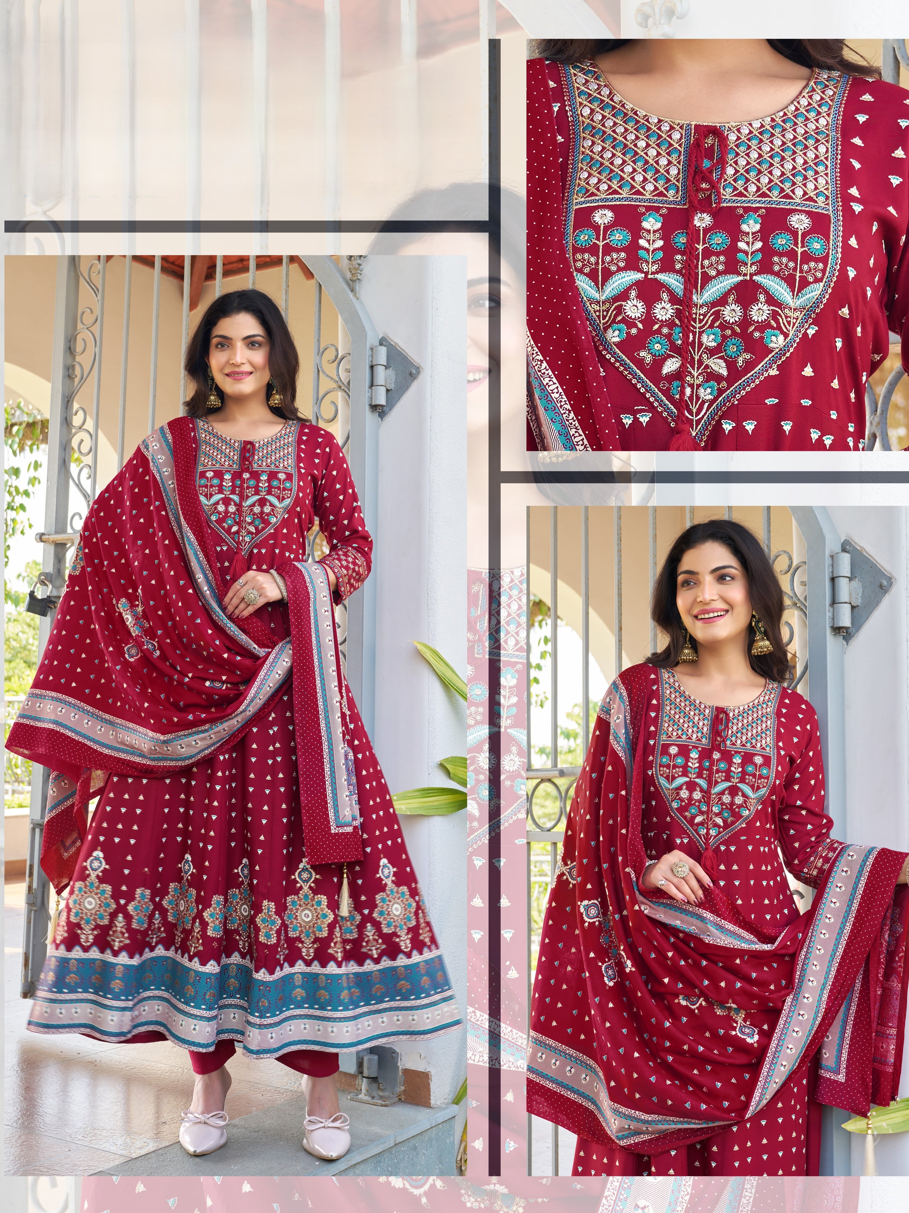 Mahira Flair Suit - Roop Darshan