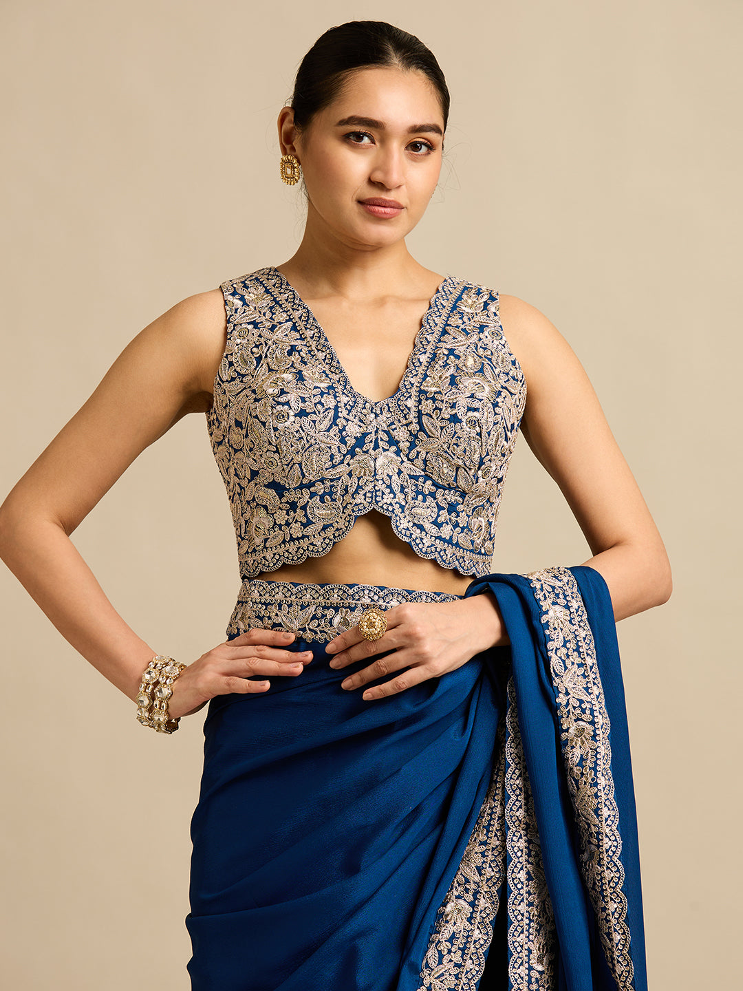 Neema Silk Choli Saree