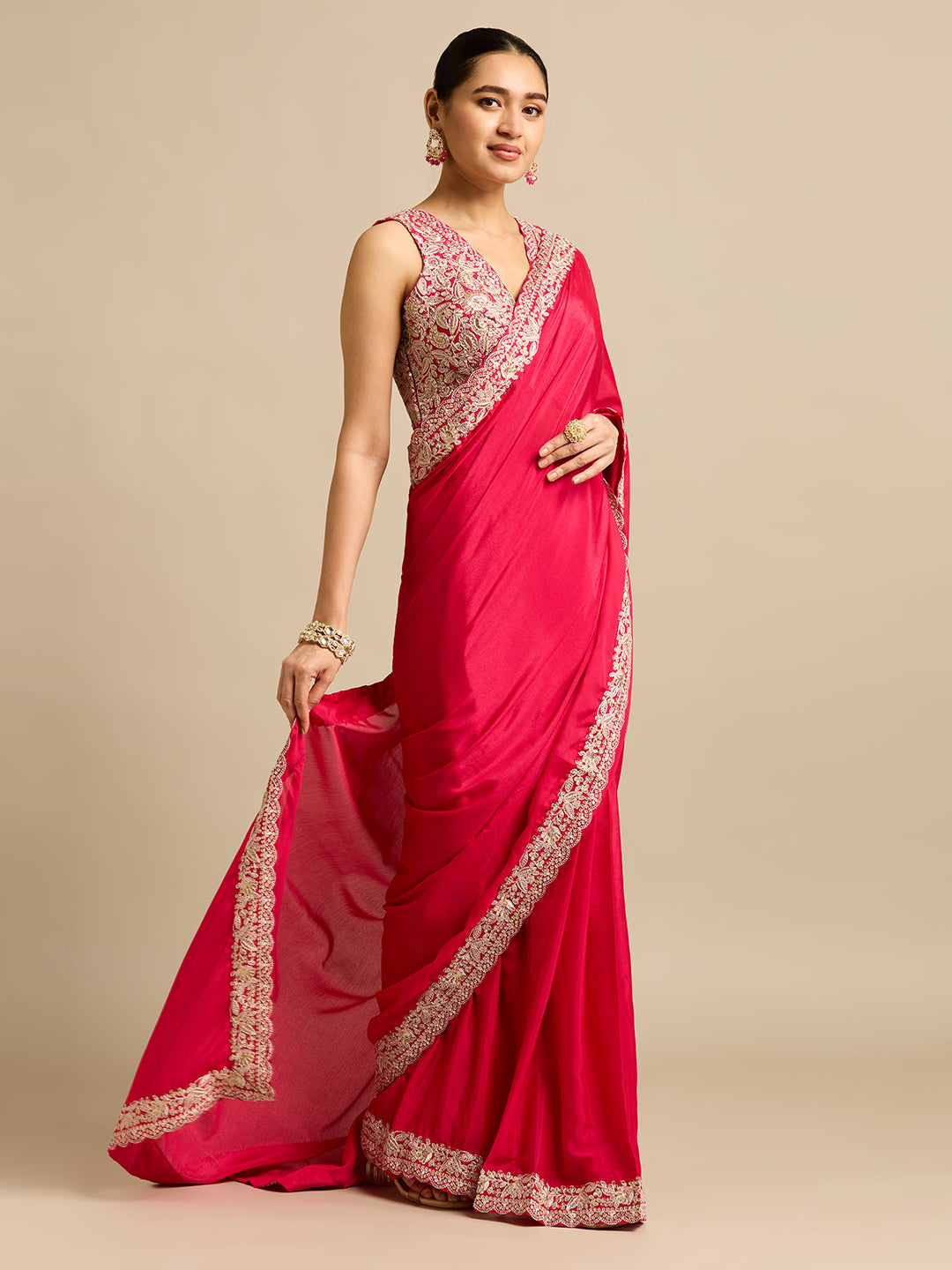 Neema Silk Choli Saree